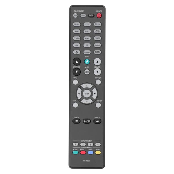 RC-1228 LCD TV Remote Control TV Remote Control Replacement for Various Brands LCD TV