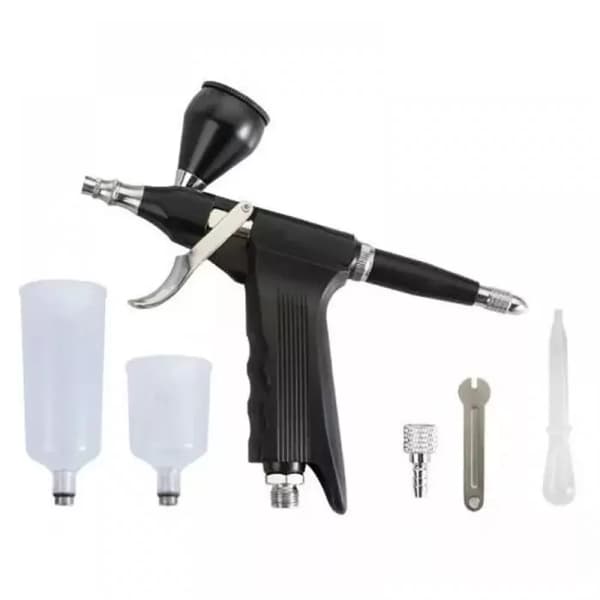 High-Performance Airbrush Kit with 0.3mm Needle, Interchangeable Needle Nozzle Sets for Consistent Spray Quality, Versatile Tool for Model Painting Nails