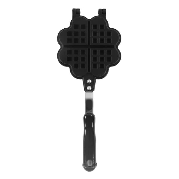 Double-sided Waffle Pan Flower Heart Shape Non-stick Waffle Iron Kitchen Baking Tool
