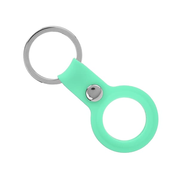 Anti-Lost Silicone Keychain Locator Sleeve Shell Protective Case for IOS (Green)