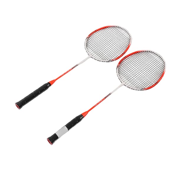 2 STK Badmintonracketer Legering Karbonstål Integrert Racketsett Utendørssport Amatør