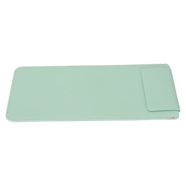 Wireless Keyboard Case PU Leather Portable Shockproof 30x14x1cm Protective Cover for Magic Keyboard 2 (Green Blue)