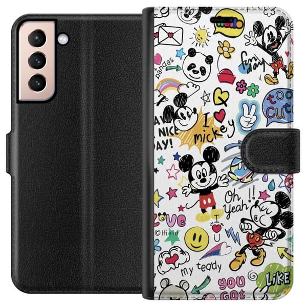 Compatible Wallet Case for Samsung Galaxy S21 Mickey Mouse
