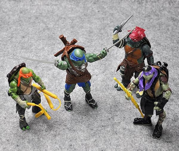 4-pack Teenage Mutant Ninja Turtles - 12 cm - New Model