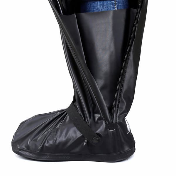 Thickened Waterproof Boot Covers with Thick Bottom for Outdoor Walking Cycling Black M