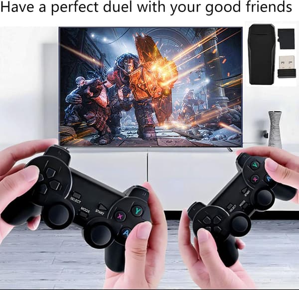 2025 Latest Model Retro Game Console, 2025 New Game Console 4K 60,000 Games, Retro Dock Pro Console, Retro Game Console, Plug and Play 4K Games