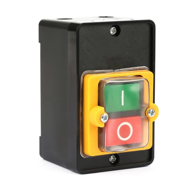 Vandtæt ON/OFF Trykknapafbryder – AC220 V/380 V 10 A