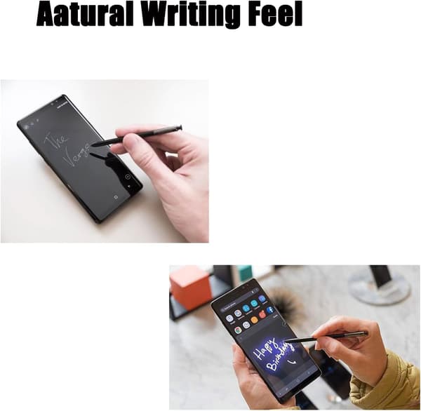 Replacement S Pen for Samsung Galaxy Note 9, High-Quality Stylus Without Bluetooth, Offers Precise Note-Taking and Editing, Black