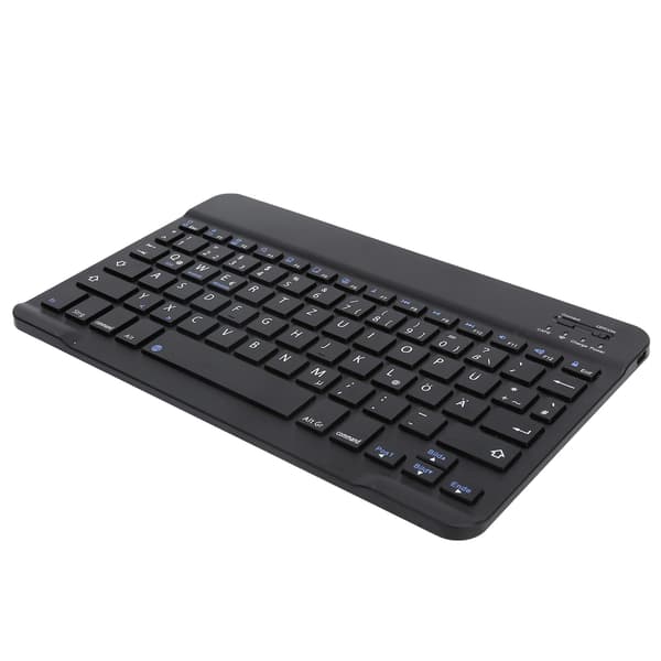 Bærbart ultratyndt 10-tommer trådløst Bluetooth-tastatur til tablet, telefon og computer