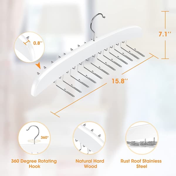 Protection and Storage Wardrobe Organizers, Elegant Design with Foldable Metal Hooks for Space Saving and Easy Access, 360 Degree Rotating Bra