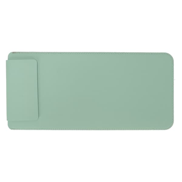 Wireless Keyboard Case PU Leather Portable Shockproof 30x14x1cm Protective Cover for Magic Keyboard 2 (Green Blue)