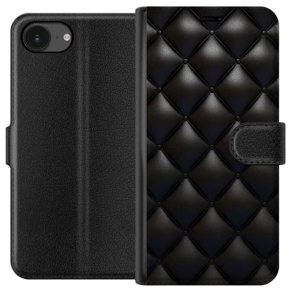 Yhteensopiva lompakkokotelo Apple iPhone 16e Leather Black