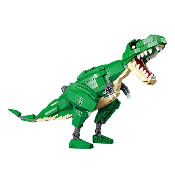 Dinosaur Building Blocks 3 in 1 Educational Plastic Construction Toy Set for Kids
