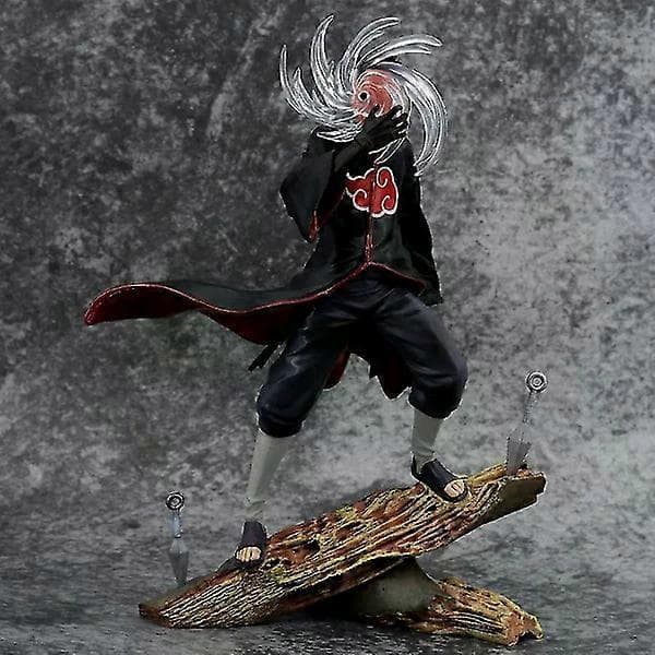 Naruto Animefigur 26cm Obito Uchiha Tobi Hode Utskiftbar Actionfigur PVC Statue Modell Skrivebordsdekorasjon Leketøy Gave Til Barn
