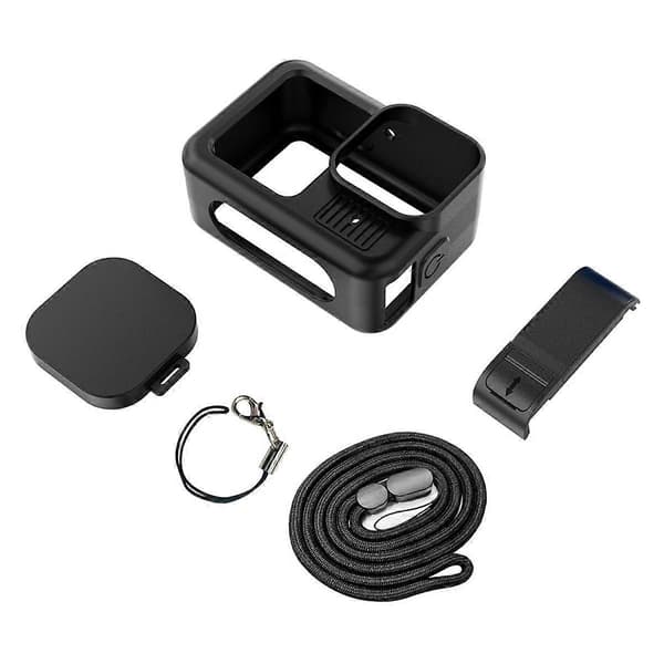 Silicone Case for Hero 13 Protective Soft Shell Lens Protection for Hero 13 Black with Cover