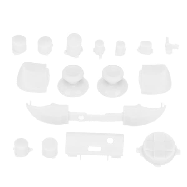Komplett Knappsett for Spillkontroll Erstatningshåndtak Tilbehørssett for Xbox Series X Hvit