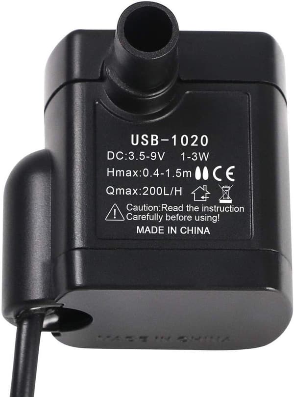 Aquarium Water Pump, Wide Application from Mini to Medium Tanks, Features Quiet Operation and Easy Disassembly
