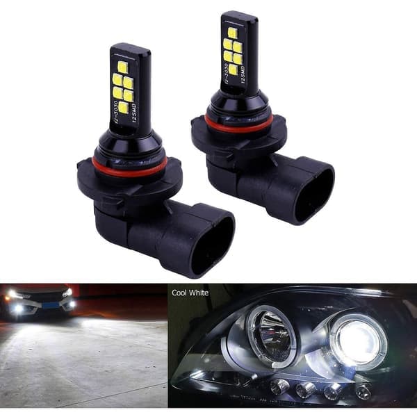 2X HB4 9006 LED Fog Light Bulb Advanced 3030 SMD Daytime Running Light DRL Lamp, Cool White 6000K