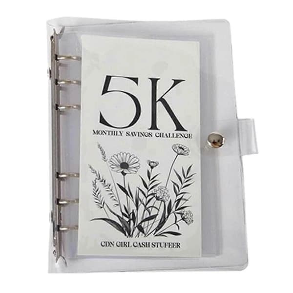 12-Month Envelope Money Saving Challenge Binder, 12 Month Saving Challenge, Money Saving Binder 5K
