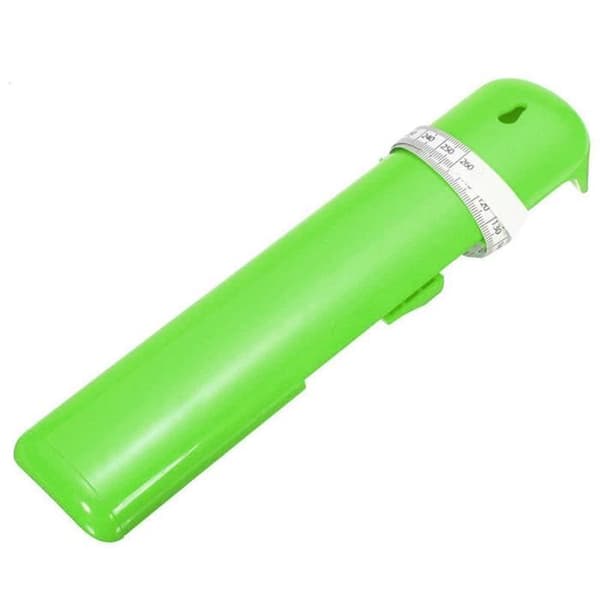 Babyfodmåler, børnefodmåler, skostørrelsesmåler (grøn 20cm) - NOS[DB]