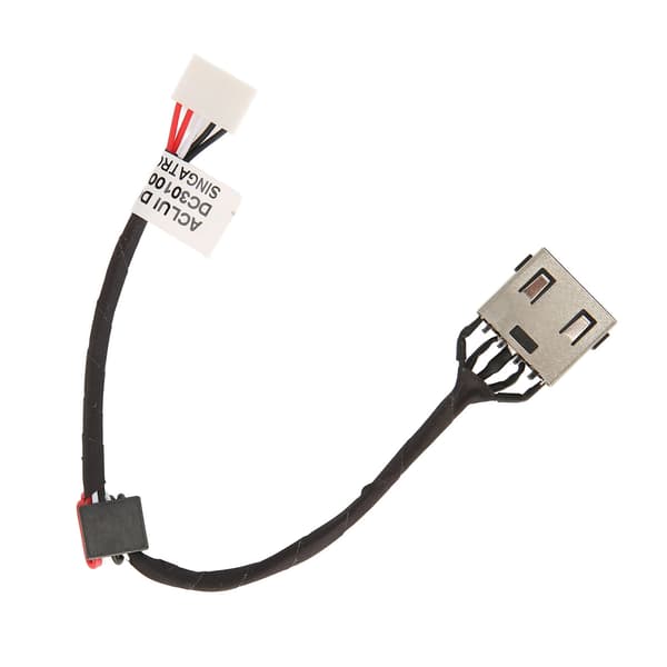 Replacement DC Power Jack Cable Practical ABS DC Power Jack for IDEAPAD G50 G 50 Series Cable Length Jack