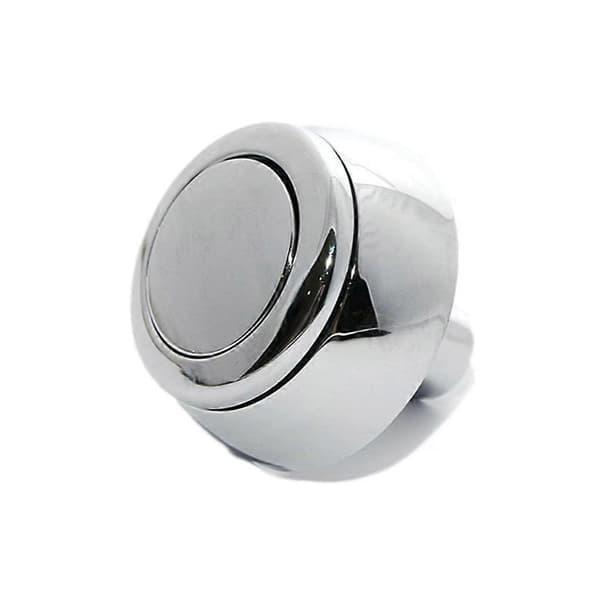 ABS Toilet Flush Button, Replacement Flush Button for Siamp Storm 33A, Dual Flush Mechanism, Chrome Plated, 48mm/58mm