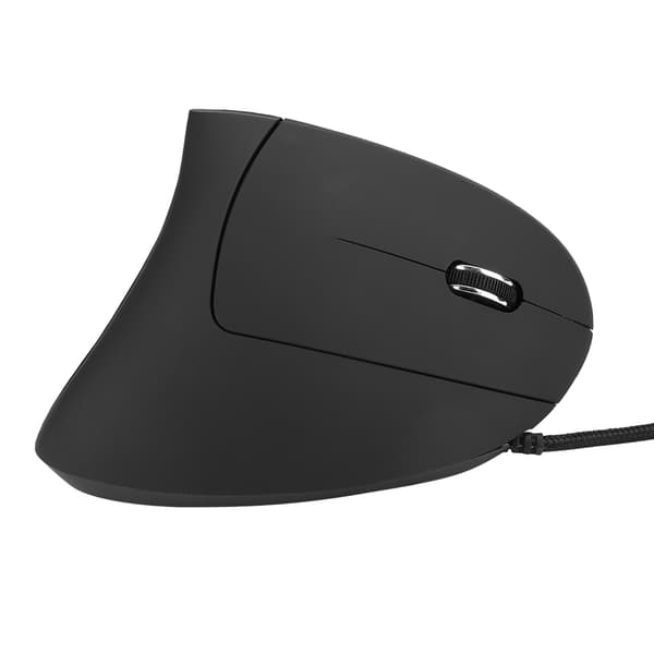 6D Ergonomic 800‑1200‑2000‑3200 DPI Adjustable Optical Vertical Gaming Mouse with LED