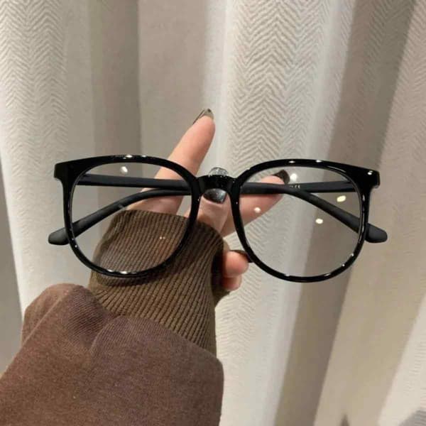 Blue Light Blocking Glasses for Everyday Use, Lightweight and Durable TR-90 Frame with Round Frame Ergonomics, Computer Glasses for Eye Strain