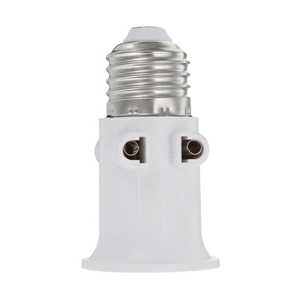 2 stk AC100-240V 4A E27 lampehode konverteringsbase, lampeadapter