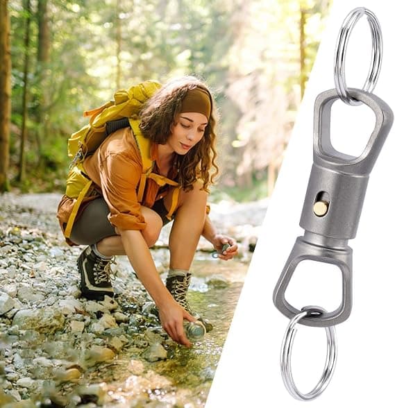 Quick Release Keychain, 360° Rotation, Detachable Rotating Keychain (DB)