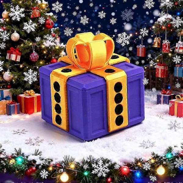 3D Printed Screw Box Prank - Funny Christmas Gift Box with Screws for Annoying Gag Gifts [DB] E