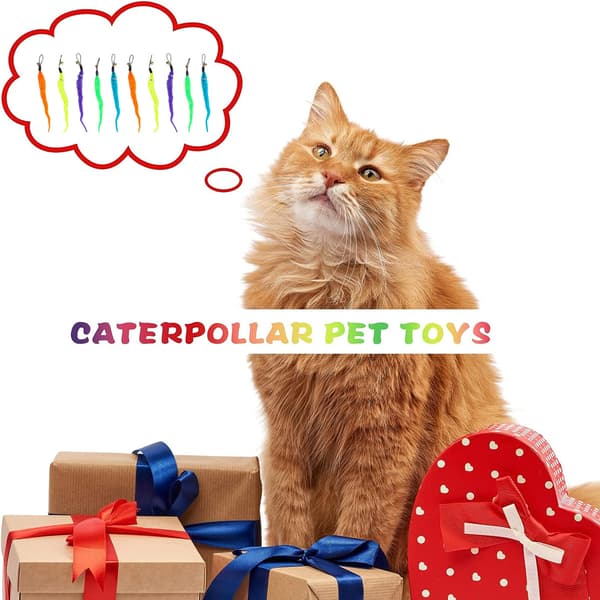 Replacement String for Cat Toy, Eco-Friendly Material, Large-Eyed Dragonfly Design Teaser Toy Stimulates Cat's Interest