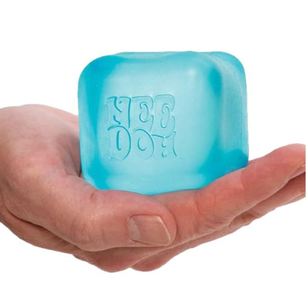 NeeDoh Niceberg - Stor klämbar isbit fidgetleksak för barn, sensoriska fidgets