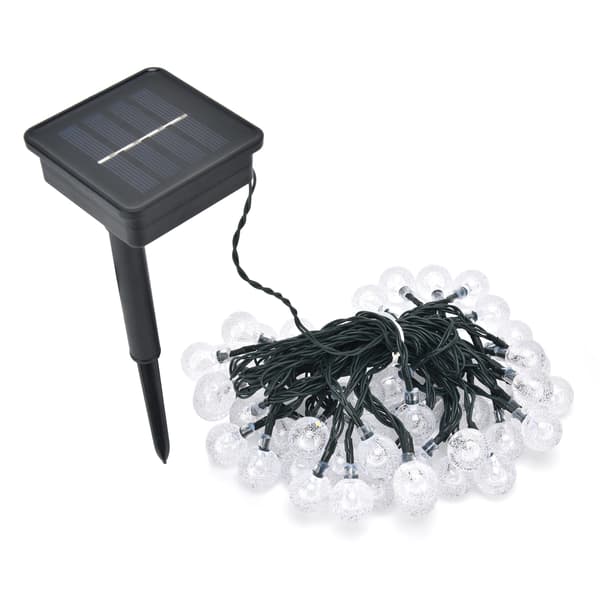 9.5m LED Solar String Lights IP44 Waterproof String Lamp Warm Light with 8 Lighting Modes for Yard Garden Wedding Party Outdoor