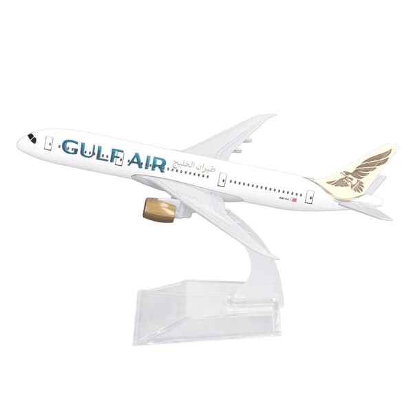 Boeing 787 flymodel i metallegering, præcis skala, stabil base, boligindretning