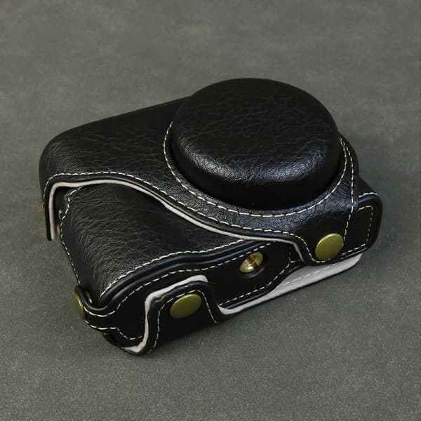For Panasonic Lumix DMC-ZS99 DMC-TZ99 Camera Case Buffalo Texture PU Leather Protective Cover with S