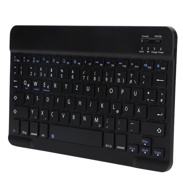 Portable Ultra-thin 10-inch Wireless Bluetooth Keyboard for Tablet, Phone, and Computer