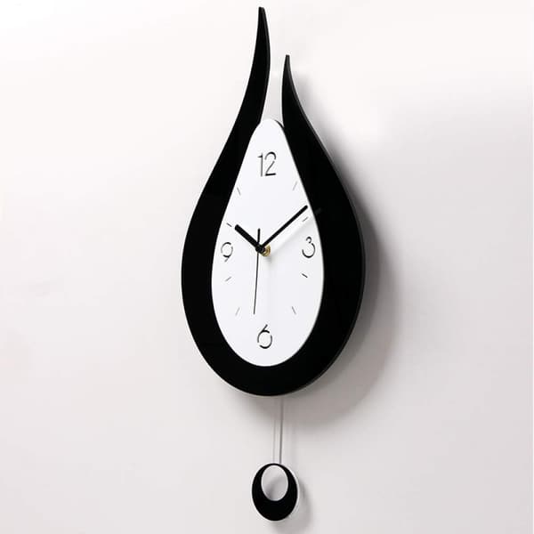 Xintang Silent Wall Clock Water Drop Pendulum Clock Modern Design