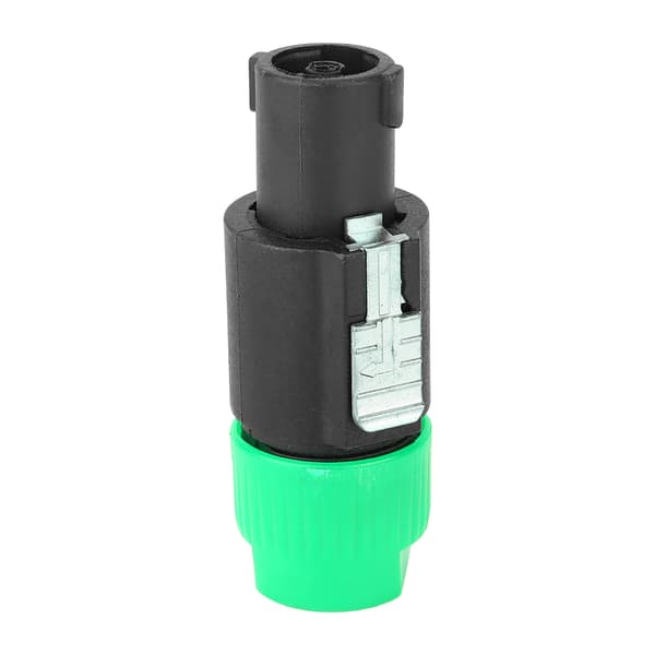 10 Pcs C NL4FC Audio Speaker Connector Waterproof 4-Pin Speakon Plug Cable Connector (Green)