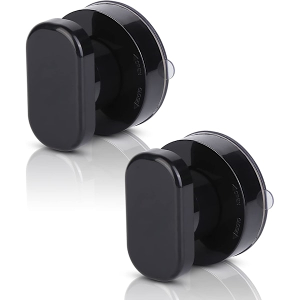 2-piece Suction Cup Door Handle, Suction Cup Pull Handle, Window Suction Cup Handle with Strong Suction Cup for Bathroom Placa