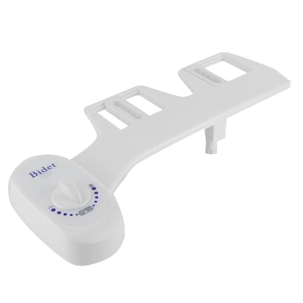 Manual Bidet Sprayer, Non-Electric, Self-Cleaning, Single Nozzle Attachment, White 7 8