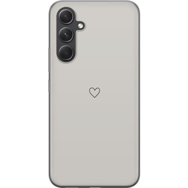 Compatible Mobile Case for Samsung Galaxy S24 Little Heart