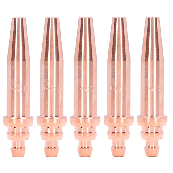 5 PCS Isobaric Cutting Tips Acetylene Torch Nozzle Replacement Gas Welding Consumables G02-0