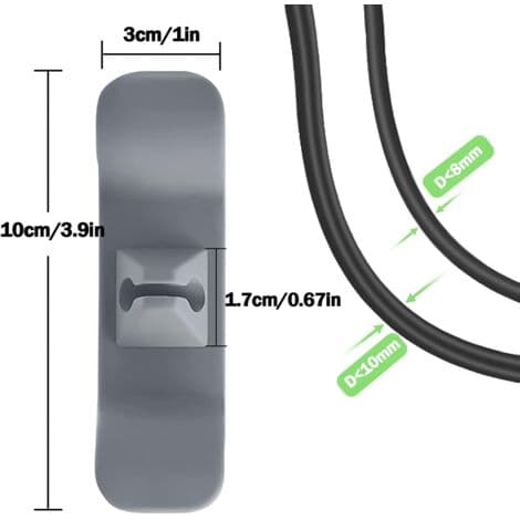 Krog Xiaomi M365 Pro/ 2 kroge plast Sort, bøjle, vægkrog, opbevaring