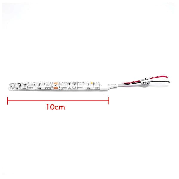 5 st 10 cm Vattentäta Röda 5050 LED-strips DC 12V Husvagn Båt Bil