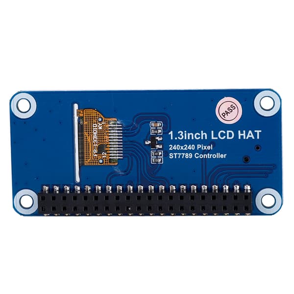 IPS OLED LCD-skærmhat til Raspberry Pi 3B+/3B/Zero W (1,3 tommer)