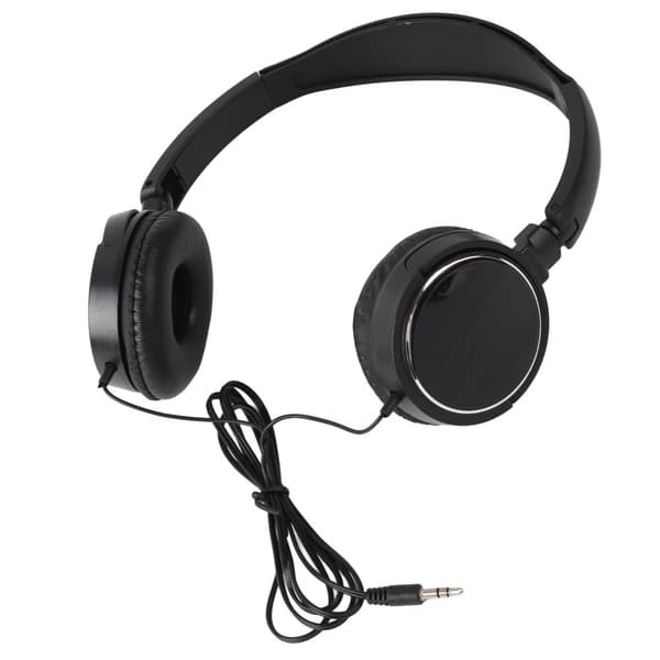 Compact Foldable Wired Headset – Stereo HiFi Music Headphones