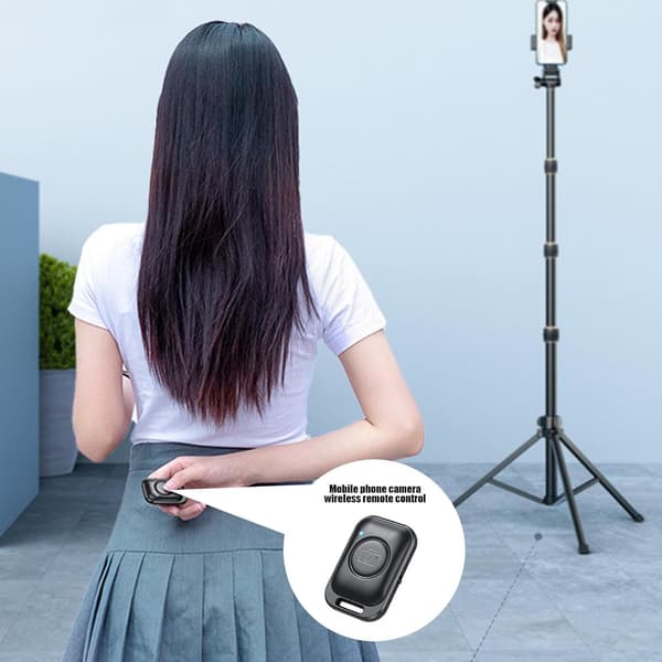 Remote Control for Phone, Wireless Camera Selfie Button Shutter Clicker Durable Portable Style, for Smartphones, Tablets, Hands-Free Photography