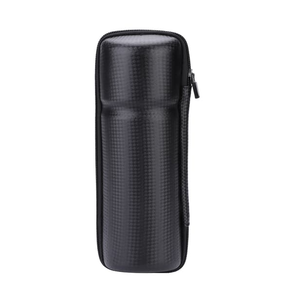 Portable Bicycle Repair Tool Kit with Hard Shell Case Carbon Fiber Black