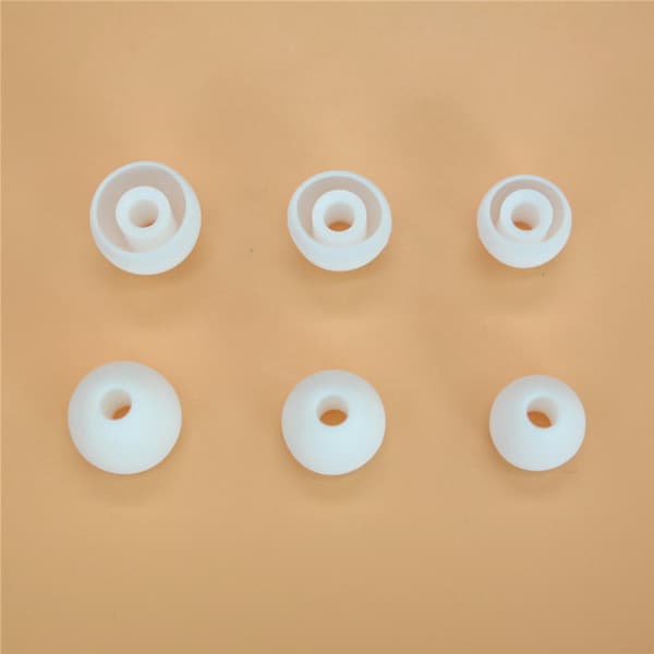 Replacement Earbuds for Most In-Ear Brands - Silicone, Compact, White - 7 Pairs